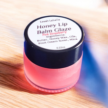 Load image into Gallery viewer, Honey Lip Balm Glaze: Pink Strawberry
